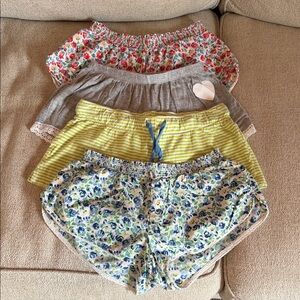 4 PACK Women's Pajama Shorts